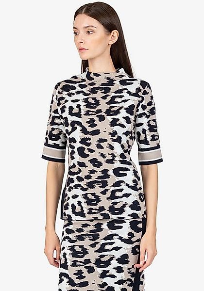 Sportalm Kitzbühel Kurzarmpullover, mit Animalprint günstig online kaufen