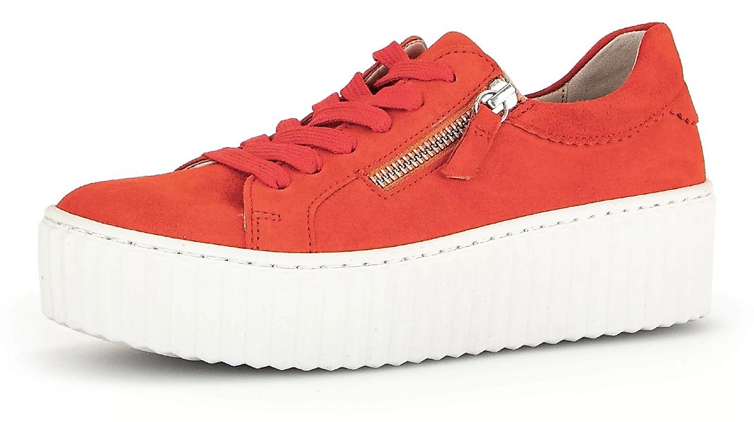 Gabor Plateau Sneaker Damen orange günstig online kaufen