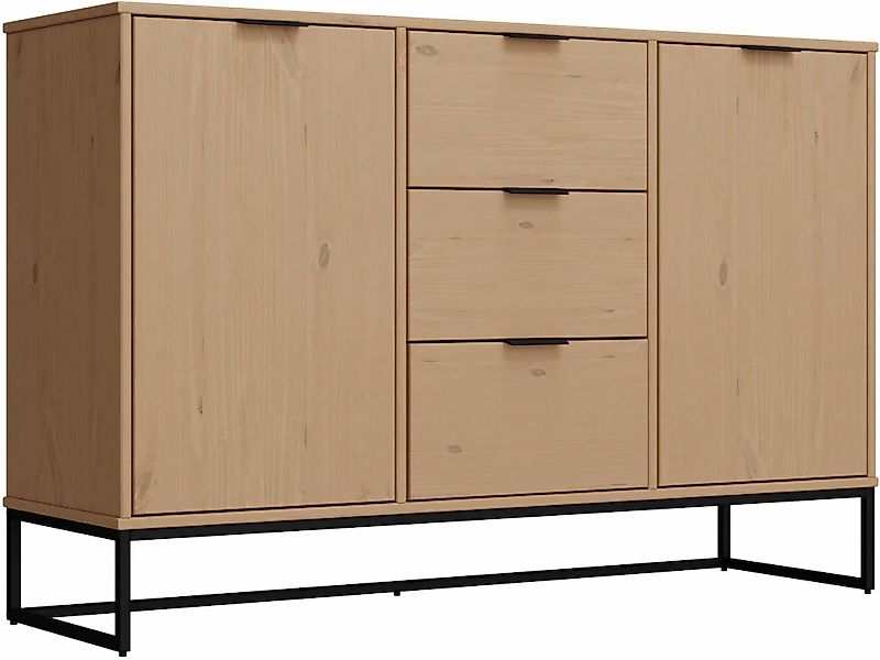 Inter Link Sideboard "Sideboard Vivo" 1 Stk. tlg. Kiefer Massiv, soft-close günstig online kaufen