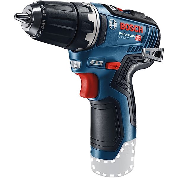 Bosch Professional Akku-Bohrschrauber GSR 12V-35 Solo günstig online kaufen