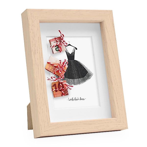 PHOTOLINI Bilderrahmen 3D-Rahmen mit Passepartout / günstig online kaufen