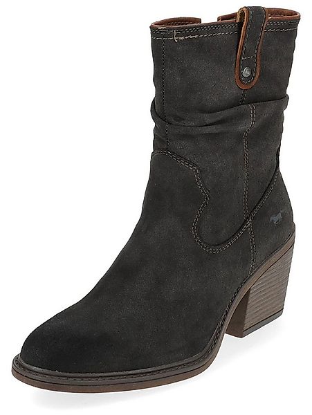 MUSTANG Stiefelette Lederimitat . Cowboy Stiefelette günstig online kaufen