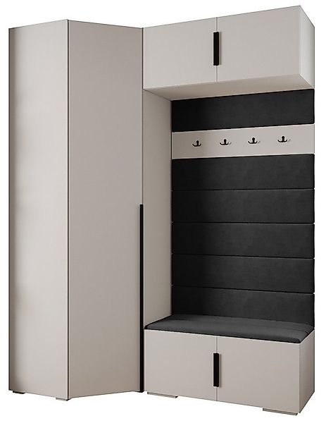 ABIKS MÖBEL Kompaktgarderobe INOVA 1 SATZ 21 Möbelset, Garderobe mit Kleide günstig online kaufen