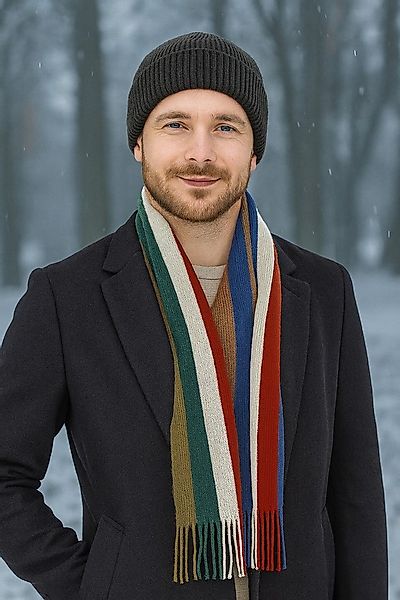 COLLEZIONE ALESSANDRO Wollschal Light, schmaler Schal, Made in Italy günstig online kaufen