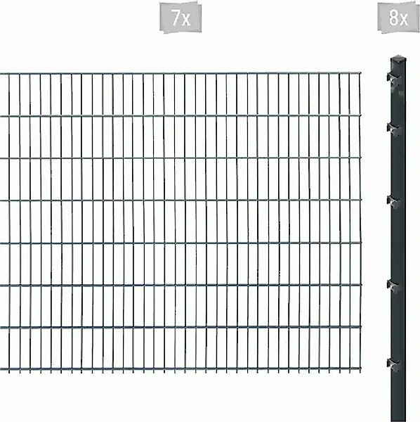 Arvotec Doppelstabmattenzaun »ESSENTIAL 143 zum Einbetonieren« Zaunhöhe 143 günstig online kaufen