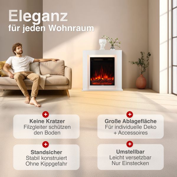 KAMINIO Elektrokamin MATTI, Elektrischer Kamin mit günstig online kaufen