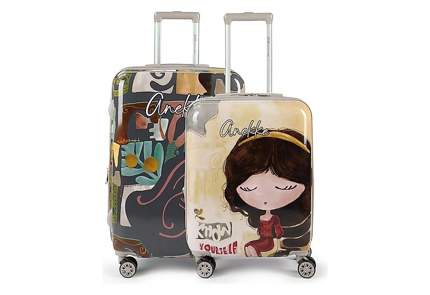 Anekke Trolleyset Muse, 4 Rollen, (2-teilig, 2 tlg), ABS günstig online kaufen