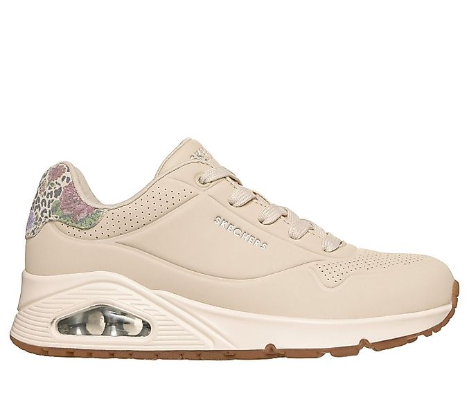 Skechers LEOPARD MUSTACHE DURALEATHER DEBOSS NATURAL Sneaker günstig online kaufen