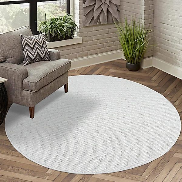 Carpet City Teppich »LINDO 8843«, rund, 11 mm Höhe, Kurzflor, Hochtief-Must günstig online kaufen
