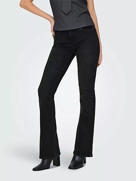 ONLY Bootcut-Jeans ONLBLUSH RHINESTONE MID FLARE DNM TAI günstig online kaufen