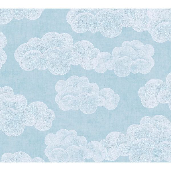 A.S. Creation Vliestapete Wolken 10,05 m x 0,53 m Blau-Weiß FSC® günstig online kaufen