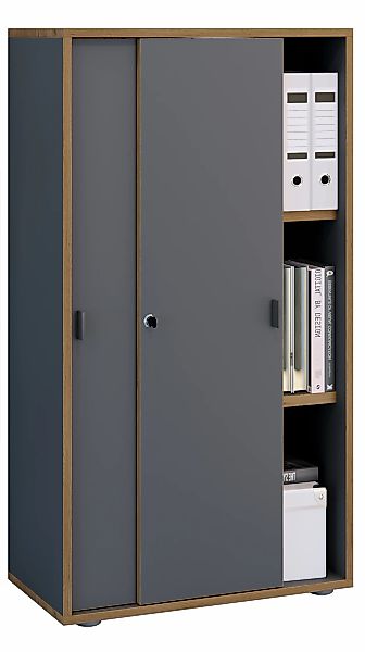 VCM Aktenschrank "Büroschrank Aktenschrank Schiebetüren Salia 3fach" 1 Stk. günstig online kaufen