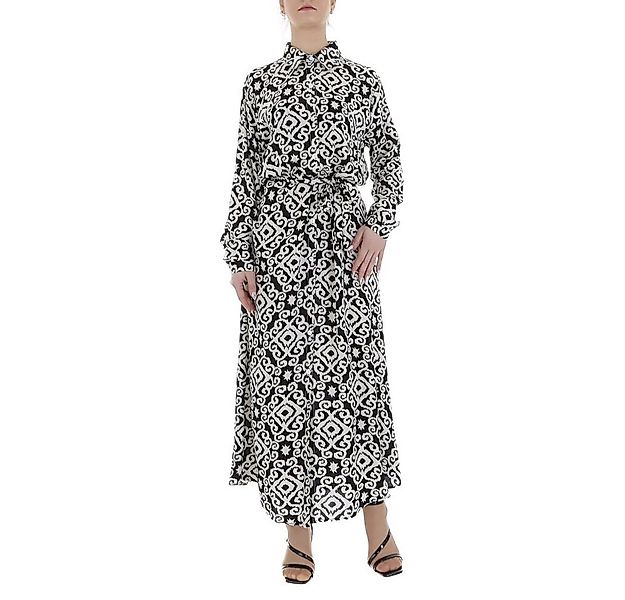 Ital-Design Maxikleid Damen Freizeit (85885217) Ornamente Blusenkleid in Sc günstig online kaufen