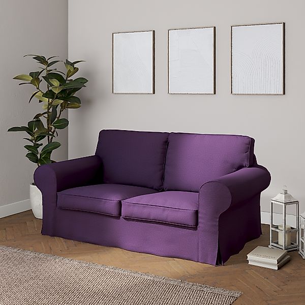 Bezug für Ektorp 2-Sitzer Schlafsofa NEUES Modell, violett, Sofabezug für günstig online kaufen