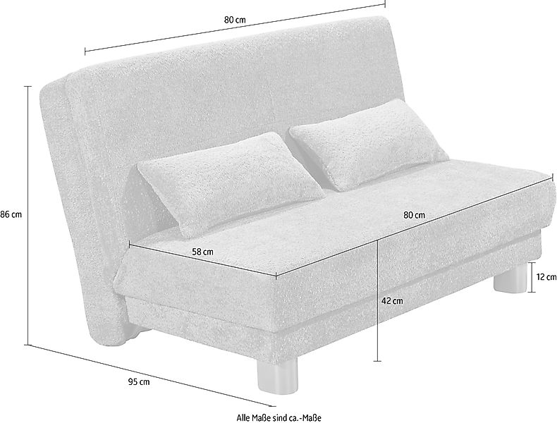 INOSIGN Schlafsofa Gina, mit einem Handgriff günstig online kaufen