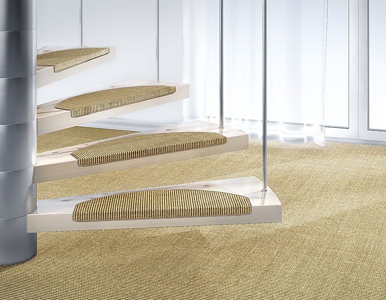 Dekowe Stufenmatte "Mara S2" halbrund 5 mm Höhe 100% Sisal, große Farbauswa günstig online kaufen