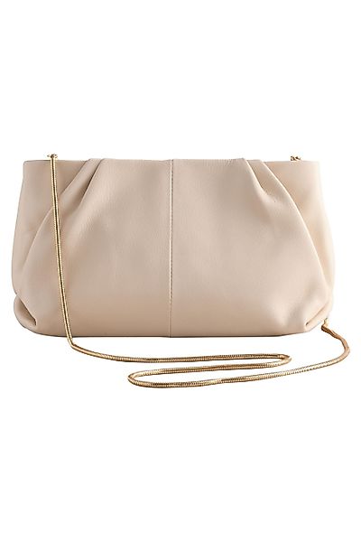 Next Clutch Clutch aus Leder mit günstig online kaufen