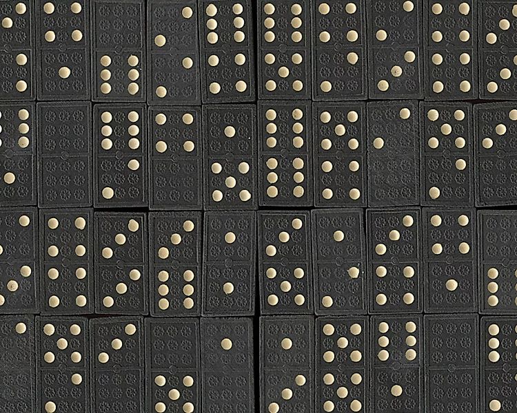 Fototapete "Dominosteine" 4,00x2,50 m / Glattvlies Perlmutt günstig online kaufen