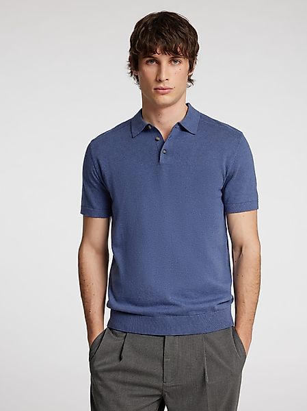 SELECTED HOMME Poloshirt SLHBERG SS KNIT günstig online kaufen