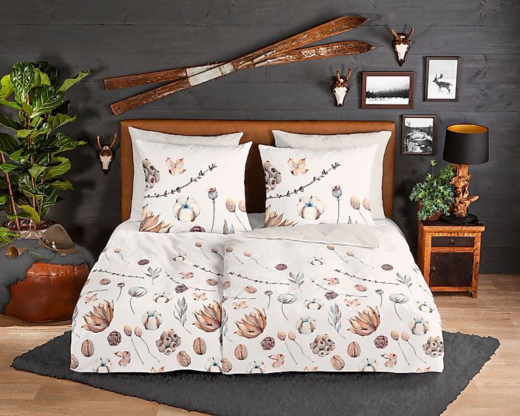 good morning Wendebettwäsche "Mirre" 2 Stk. tlg. Biber, 135x200, Warm, Weic günstig online kaufen