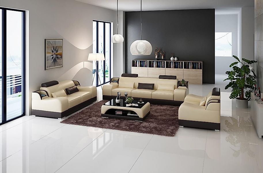 JVmoebel Sofa Sofagarnitur Couch Sitz Garnitur 3+2+1 Komplett Set Moderne N günstig online kaufen