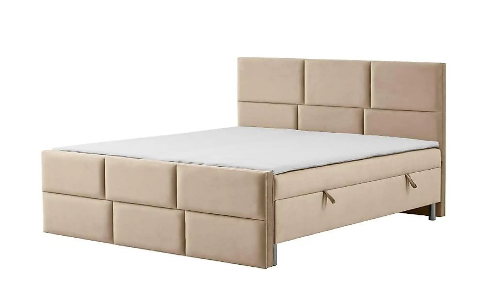 Boxbett mit Bettkasten Adria ¦ beige ¦ Maße (cm): B: 140 H: 110 Betten > Ko günstig online kaufen