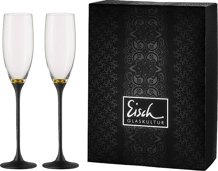 Eisch Germany Sektglas »Champagner Exklusiv«, (Set, 2 tlg.), Echtgoldauflag günstig online kaufen