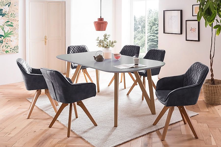 SalesFever Essgruppe, (5-tlg.), Tischbreite 180 cm, Stühle 180° drehbar, mi günstig online kaufen