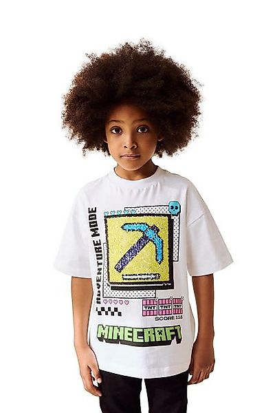 Next T-Shirt Lizenziertes T-Shirt mit Graffiti, Minecraft (1-tlg) günstig online kaufen
