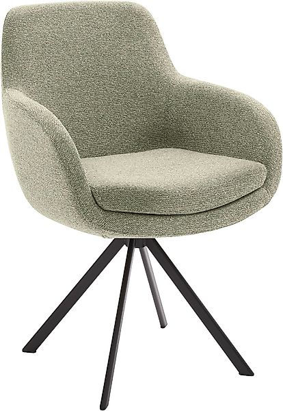 Musterring Esszimmerstuhl »Tavia«, (Set), 2 St., Chenille, Stativgestell Ei günstig online kaufen