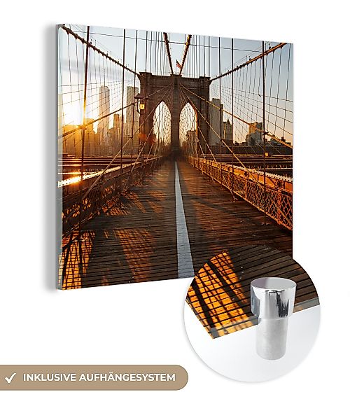 MuchoWow Acrylglasbild Brooklyn Bridge in New günstig online kaufen