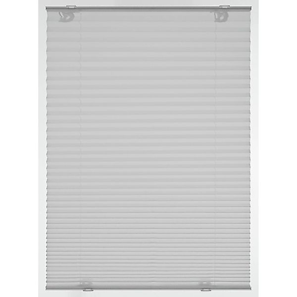 Gardinia Plissee Solo 40 cm x 130 cm Grau günstig online kaufen