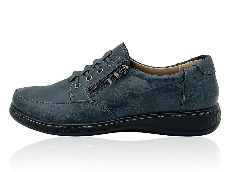 Nowaland Bequeme Slip-on Damen-Halbschuhe mit seitlichem Reißverschluss Sli günstig online kaufen