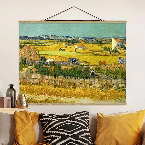 Stoffbild Kunstdruck mit Posterleisten - Querformat Vincent van Gogh - Die günstig online kaufen