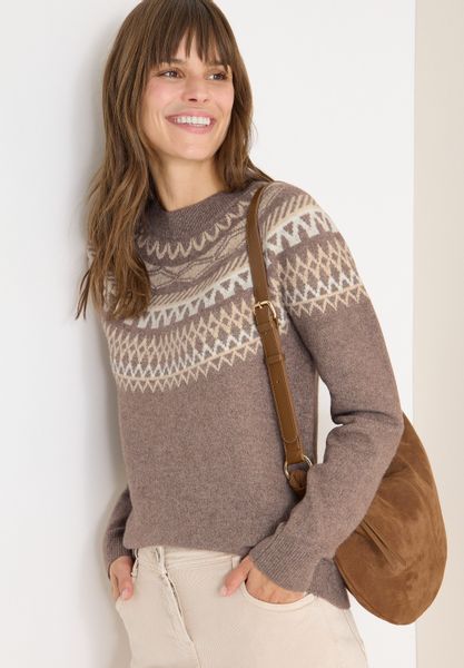 CECIL Strickpullover mit Norweger-Muster günstig online kaufen