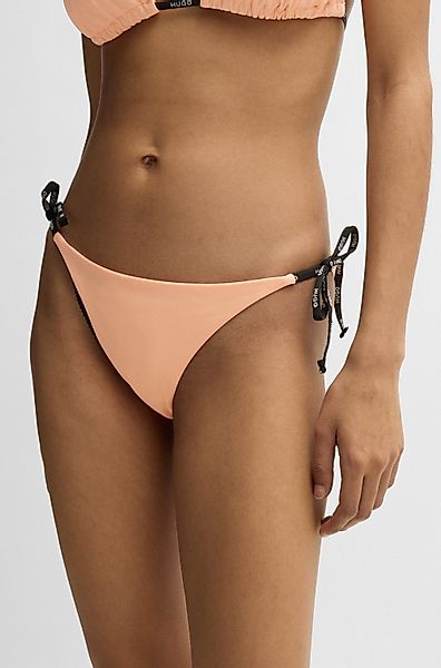 HUGO Bikini-Hose PURE_SIDE TIE mit kontrastfarbenen günstig online kaufen