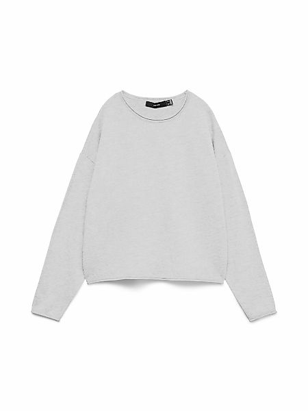 Vero Moda Strickpullover "VMEXCITING PLAIN LS O-NK ROLL PULLOV BOO" günstig online kaufen