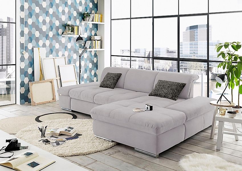 set one by Musterring Ecksofa "SO4100 V", mit verstellbaren Kopfteilen, wah günstig online kaufen