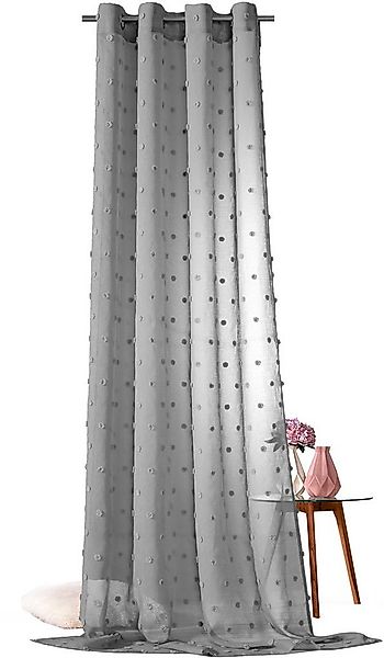 Weckbrodt Gardine Julina (1 St), Ösen, transparent, Microfaser, Leinen-Opti günstig online kaufen