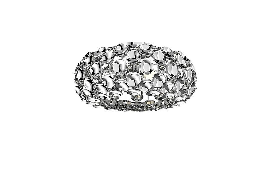 Lindby Deckenleuchten Reza, Kunststoff Chrom IP20, 3 x 10 W günstig online kaufen