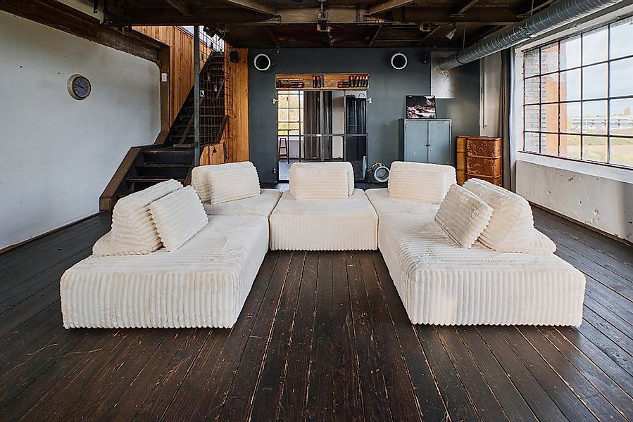 KAWOLA Sofa WIOLO SOFT, Modulsofa modulare Couch Weicher Breitcord verschie günstig online kaufen