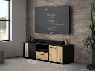 FORTE Lowboard "Cardigan TV-Board, TV-Schrank" TV-Board, 2 farbig, Stauraum günstig online kaufen