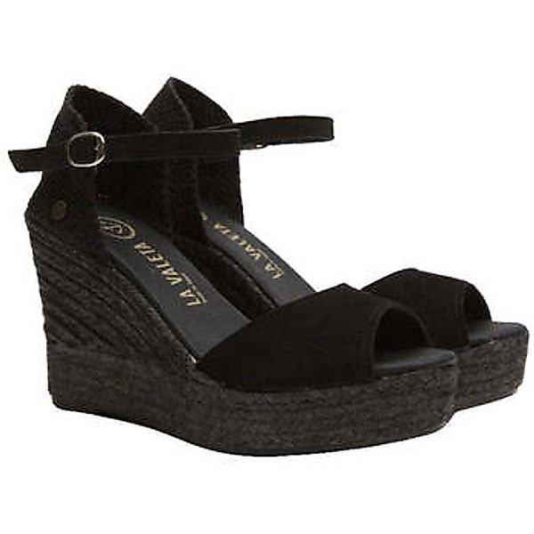 La Valeta  Espadrilles Charlene Peep Toe Negro günstig online kaufen