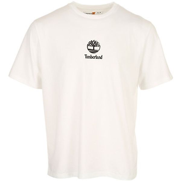 Timberland  T-Shirt Print Stack Logo Short White günstig online kaufen
