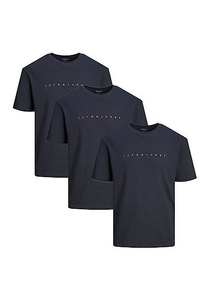 Jack & Jones T-Shirt 3er Pack Star JJ (Spar-Set, 3-tlg) T-Shirt - Baumwolle günstig online kaufen