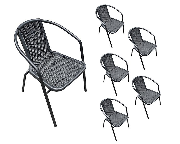 LC Garden Stapelstuhl Garvista Stapelstuhl 54x52x72cm günstig online kaufen
