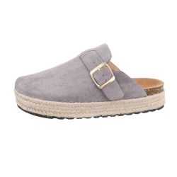 Ital-Design Damen Mules Freizeit Pantolette Flach günstig online kaufen