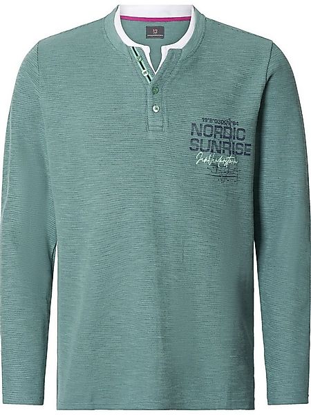 Jan Vanderstorm Sweatshirt AKKA mit moderner Knopfleiste günstig online kaufen