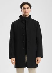 QS Funktionsmantel Outdoor-Mantel Stehkragenmantel mit gestepptem günstig online kaufen