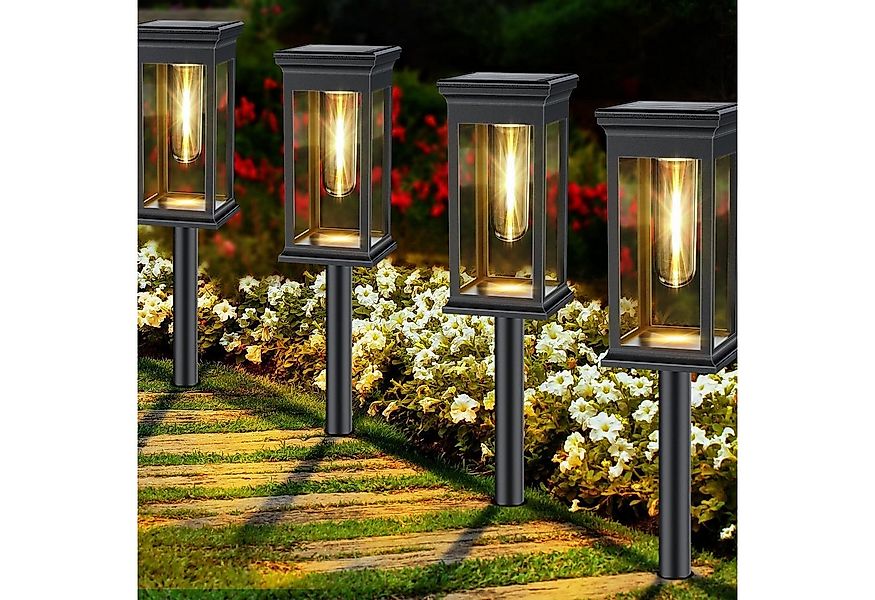 BlingBin LED Solarleuchte Solarlampen für Außen Garten Stehend, Solarleucht günstig online kaufen